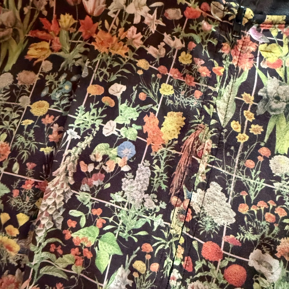 Samantha Pleet botanical grid print Booster Dress - Picture 6 of 6